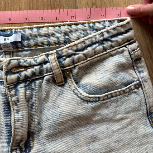 BP Acid wash bleached denim wide leg high waisted jeans - Picture 10 of 16